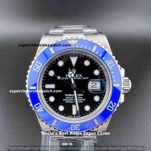 Rolex Submariner Smurf 1:1 Super Clone Watch | Swiss ETA 3235 Movement |Ref.126613LB