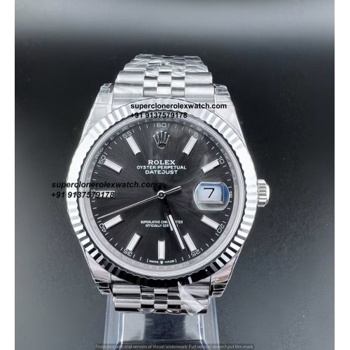 Rolex Datejust 41 Rhodium Dial Super Clone Watch |1:1 Swiss Clone 3235 Movement |Ref.126334