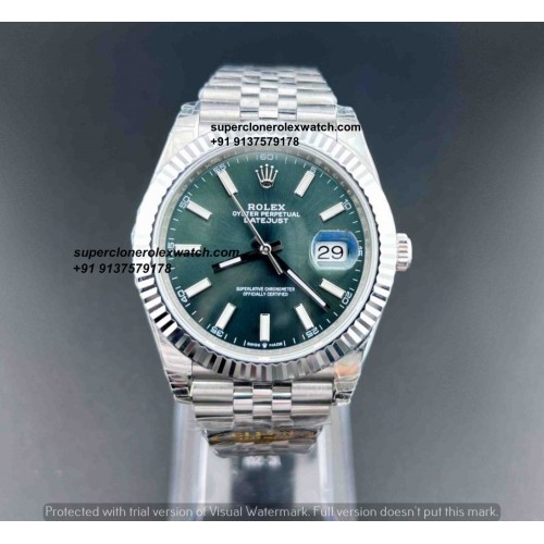 Rolex Datejust 41 Green Dial Super Clone Watch |1:1 Swiss Caliber 3235 Movement | Ref.M126334-0032