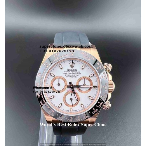 Rolex Daytona Oysterflex Super Clone World's Most Close To Genuine |1:1 Swiss ETA 4130 Movement |Ref.116515ln