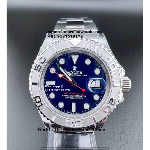 Rolex Yacht Master Rhodium Swiss Super Clone Watch | Clean Factory Rolex 3235 Movement