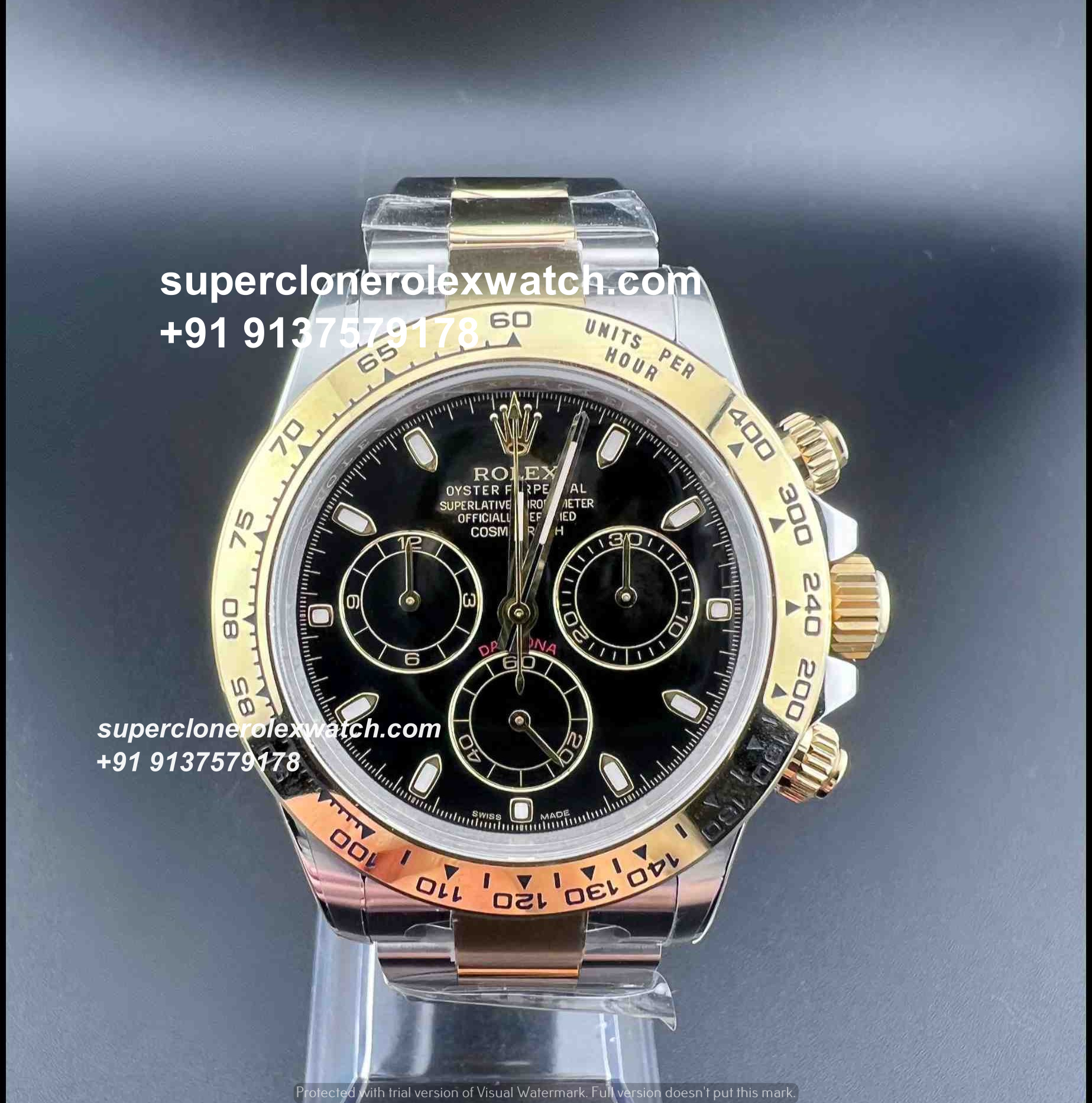 Rolex Daytona Two Tone Super Clone Watch | Swiss ETA 4130| COD