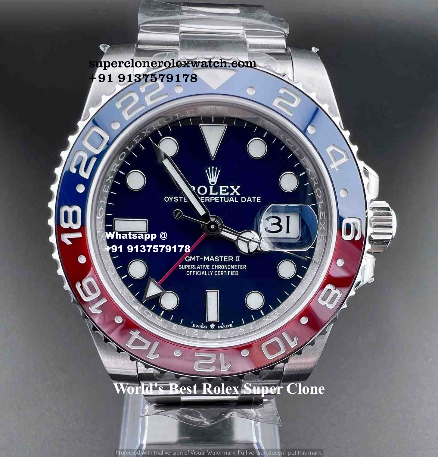 Rolex Coke Super Clone Watch | GMT Master II 3285 Movement | 1:1 Accurate | COD