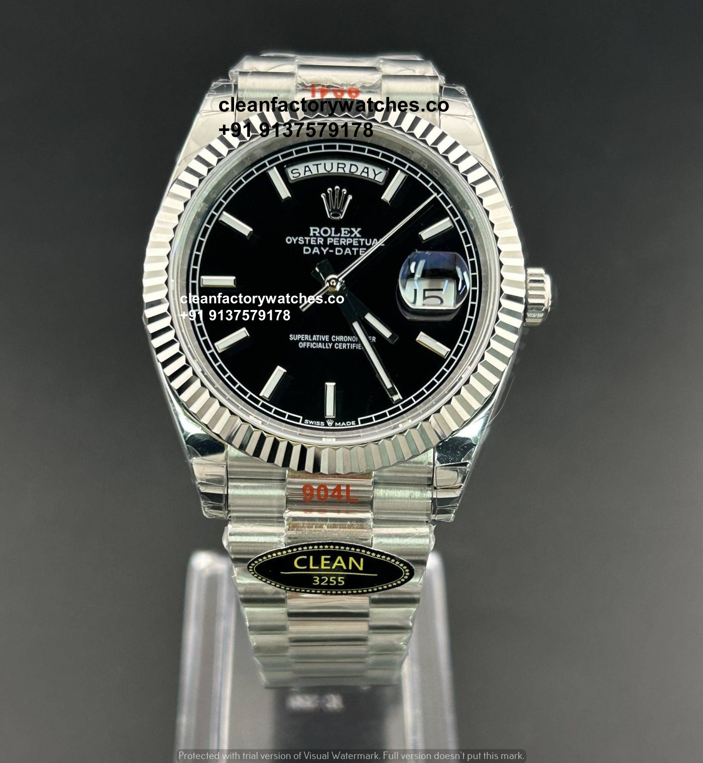 Rolex Day Date Super Clone Watch Gurgaon | 904L Stainless Steel | COD