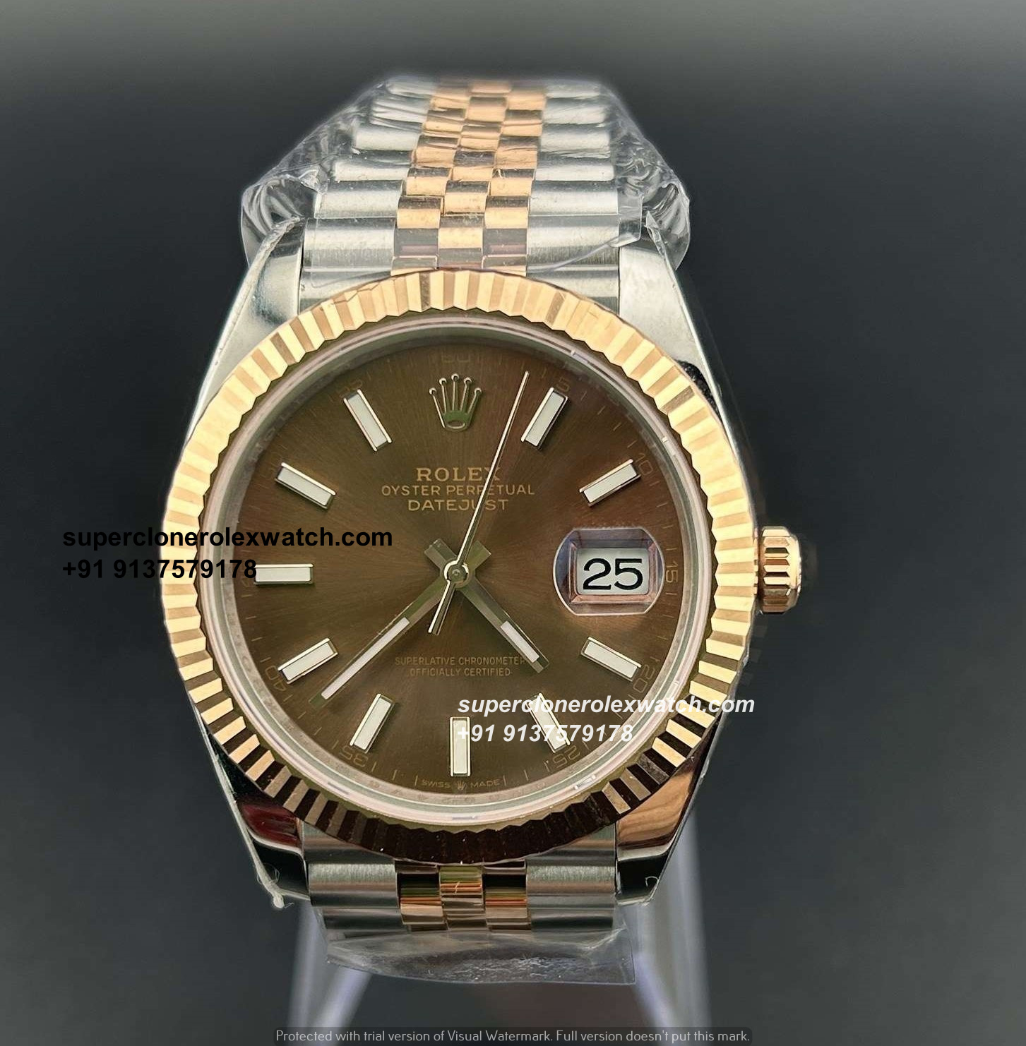 Rolex Datejust Chocolate Dial Super Clone Watch | Swiss ETA 3235 | COD