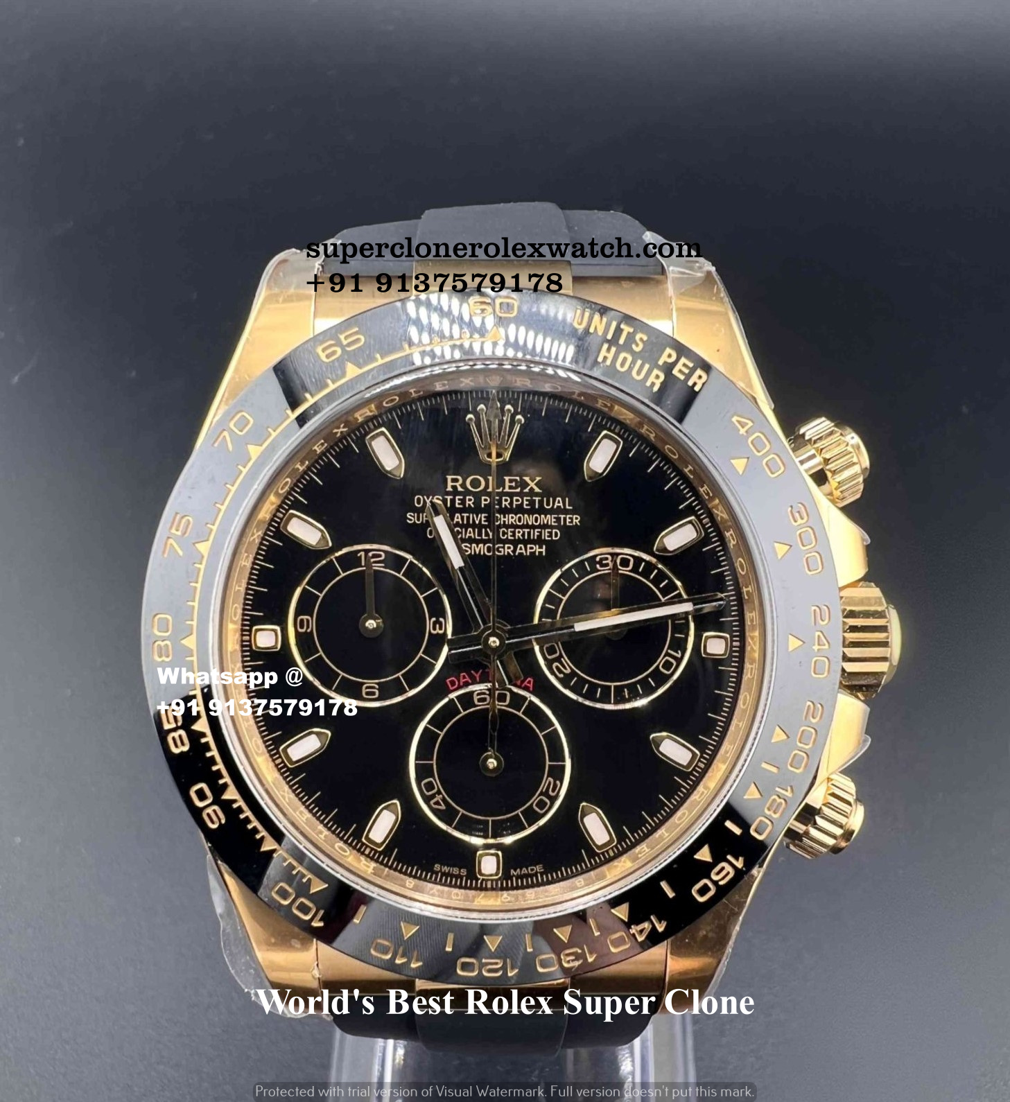 Rolex Daytona Oysterflex Swiss ETA Watch India | COD | 4130