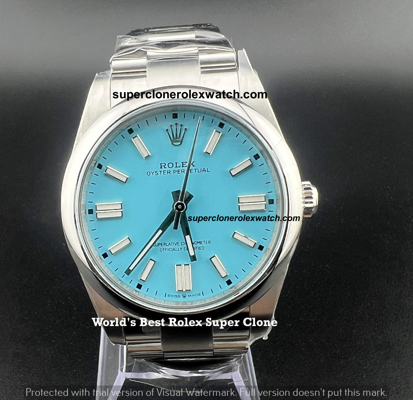 Rolex "Tiffany" Dial Oyster Perpetual Super Clone | Swiss ETA 3230 | COD
